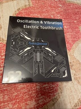 SeaPeoa Oscillation & Vibration Electric Toothbrush - Black